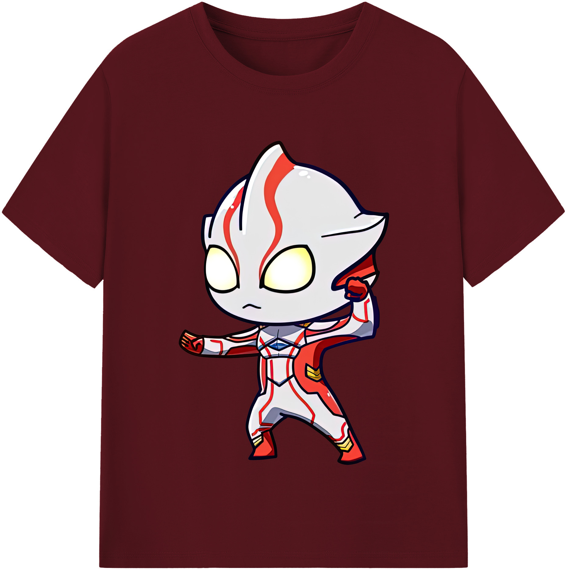 （画像用） ウルトラマン Ultraman 綿100％半袖Tシャツ（フロントプリント）